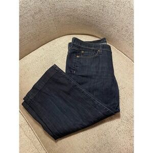 7 for all Mankind Cropped Bermuda Style Denim Shorts